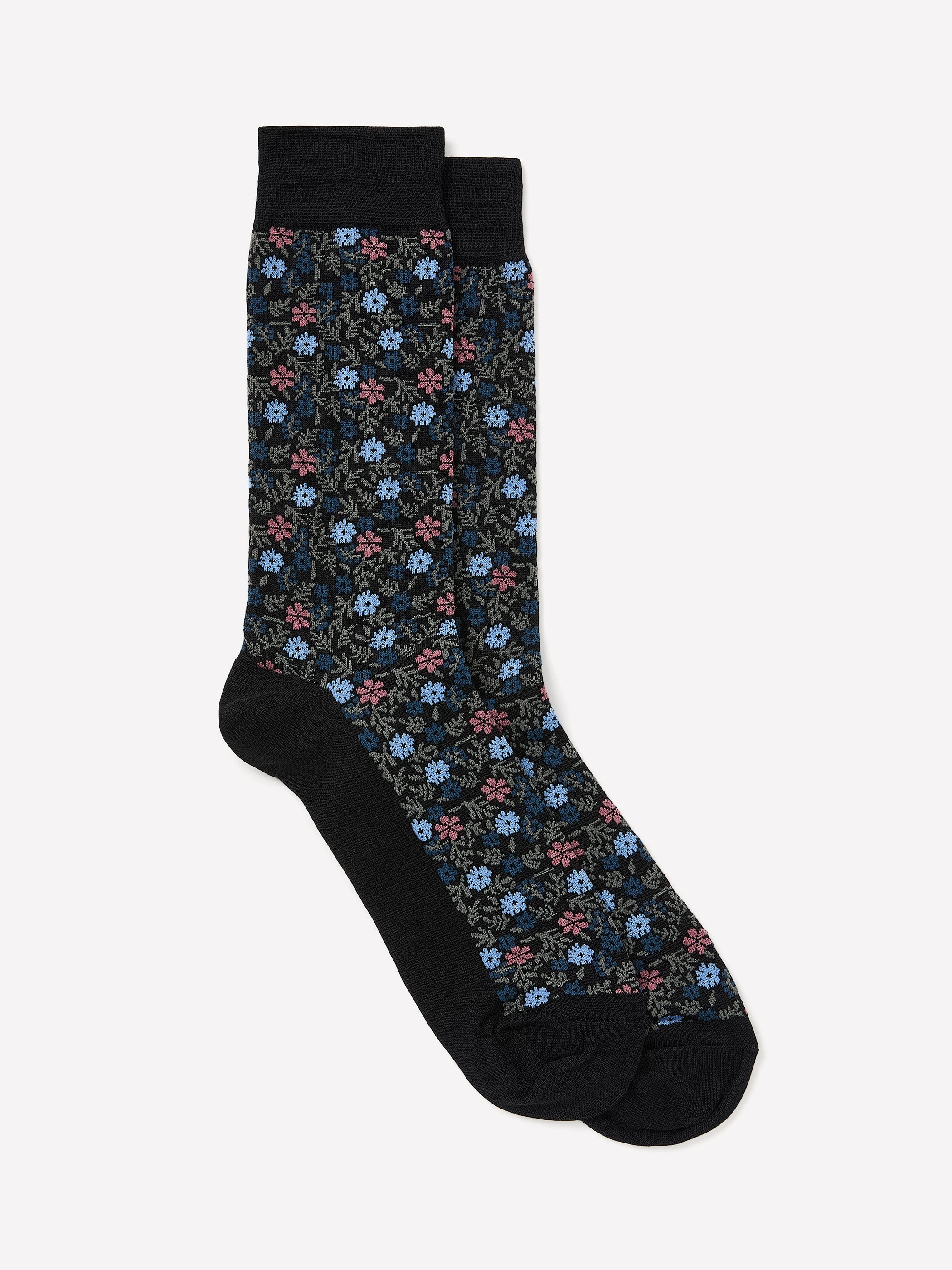 RW&CO Dress Socks with Flowers