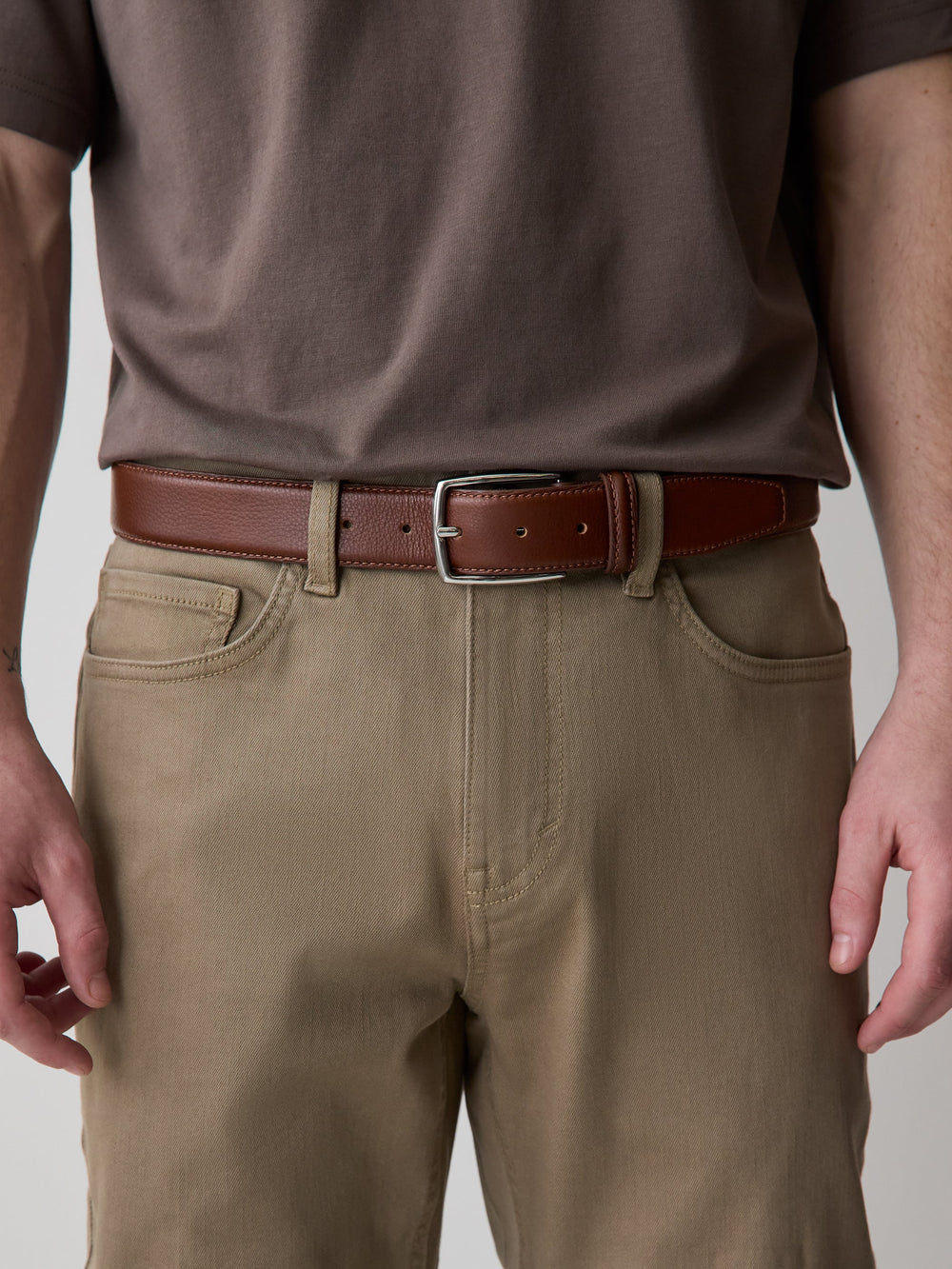 RW&CO Top Grain Italian Leather Belt