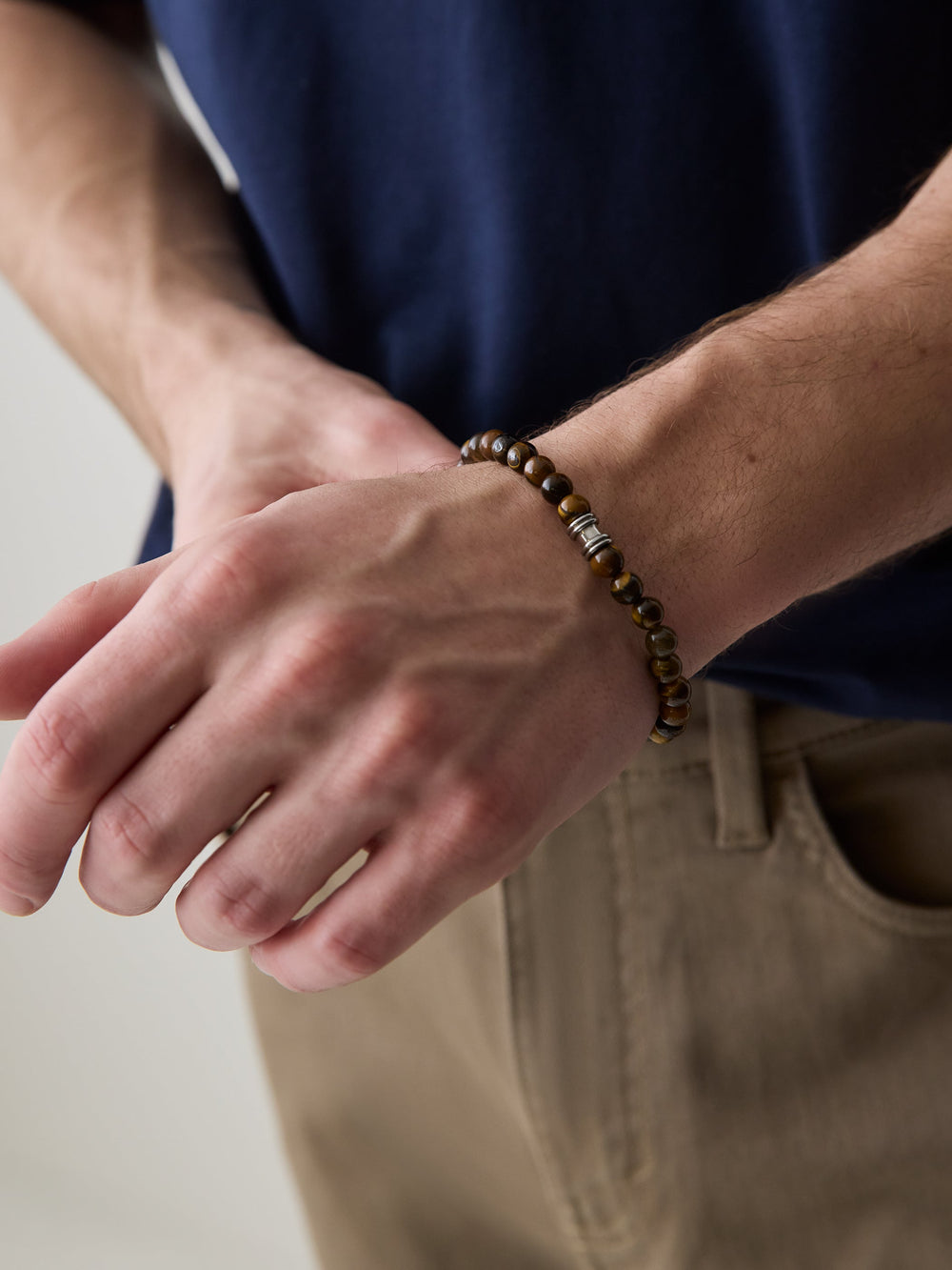 RW&CO Tiger Eye Beaded Bracelet