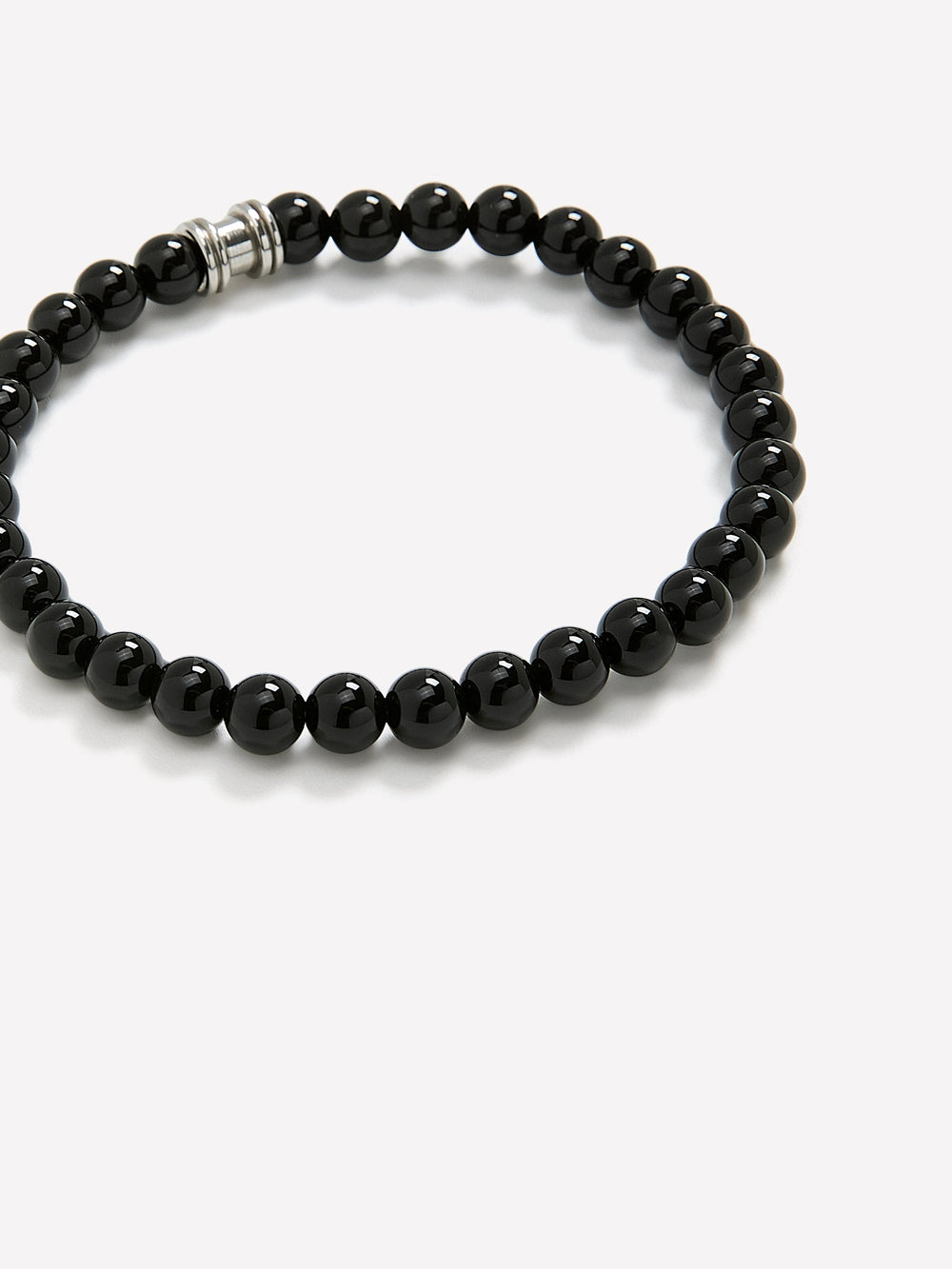 RW&CO Black Onyx Beaded Bracelet