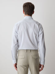 RW&CO Tailored-Fit Dress Shirt with Geo Pattern