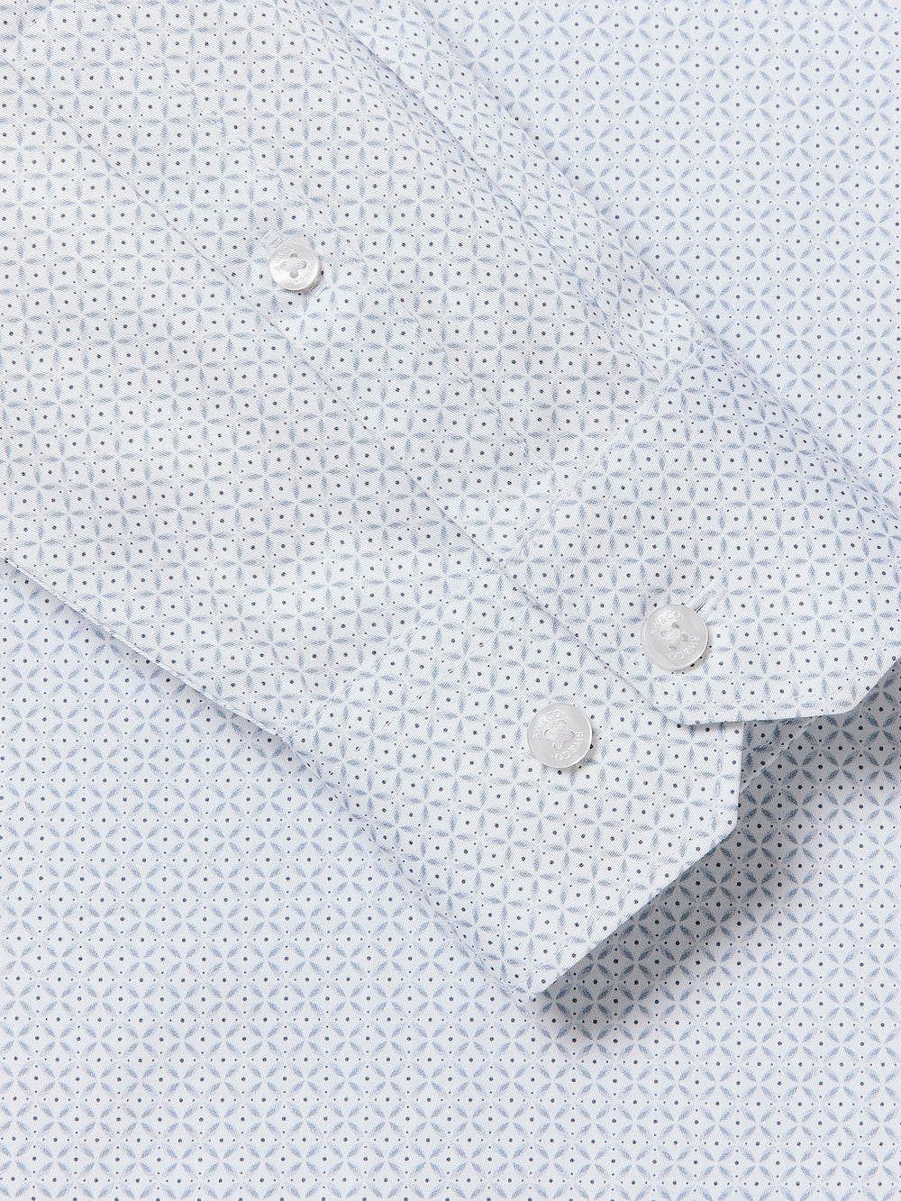 RW&CO Tailored-Fit Dress Shirt with Geo Pattern