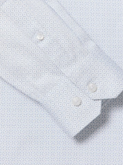 RW&CO Tailored-Fit Dress Shirt with Geo Pattern