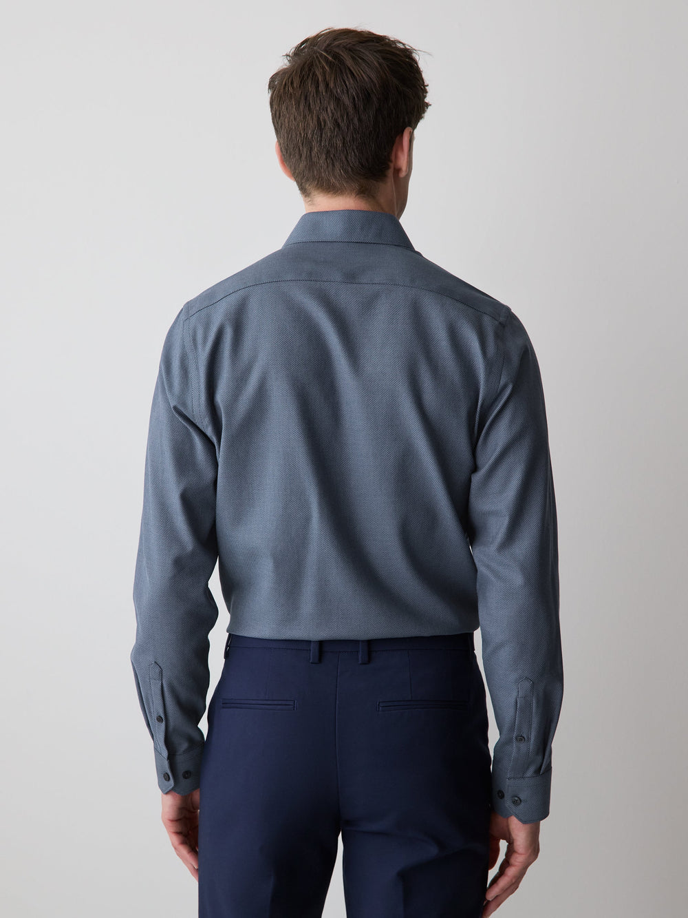 RW&CO Tailored-Fit Dobby Dress Shirt