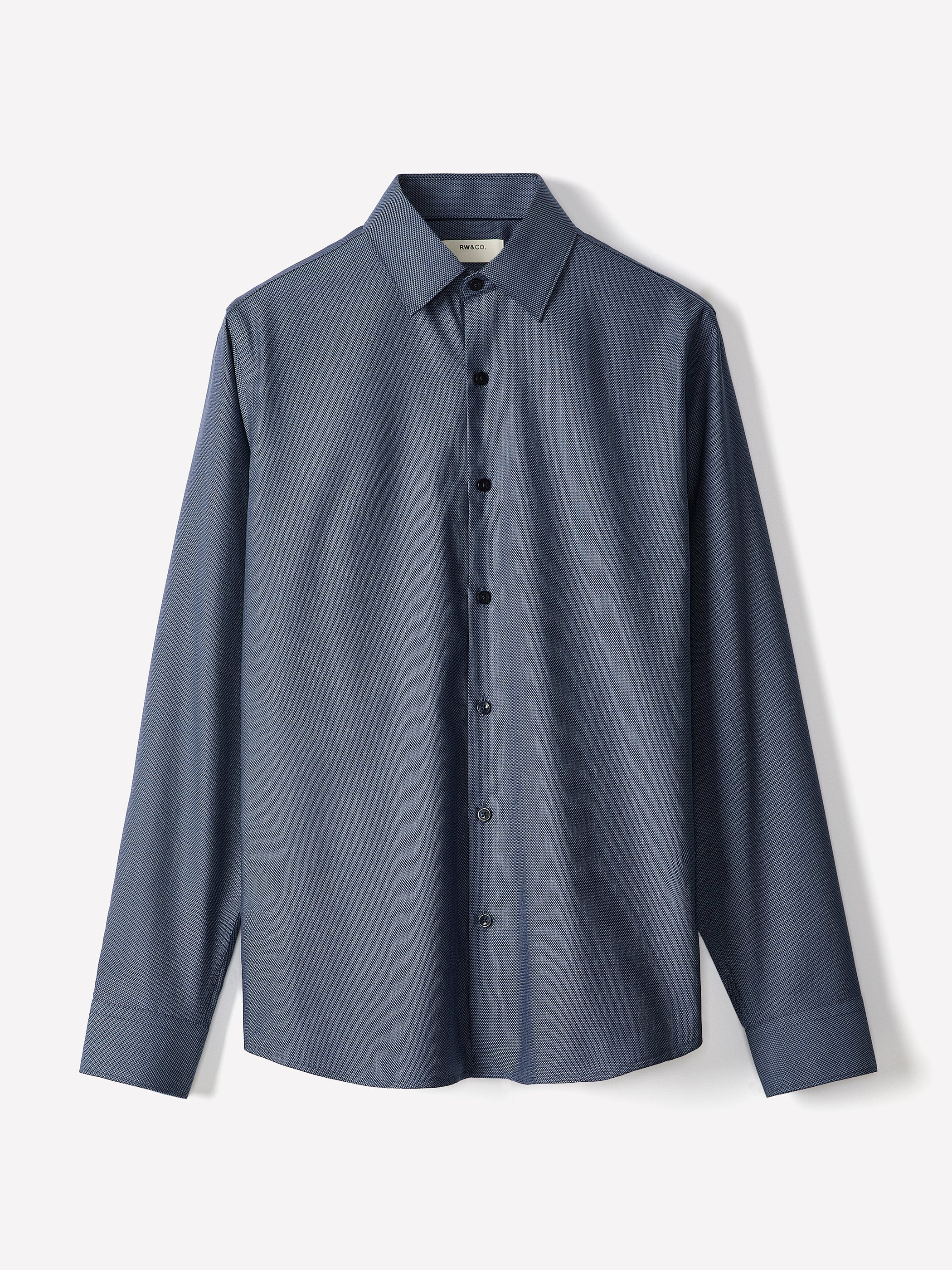 RW&CO Tailored-Fit Dobby Dress Shirt