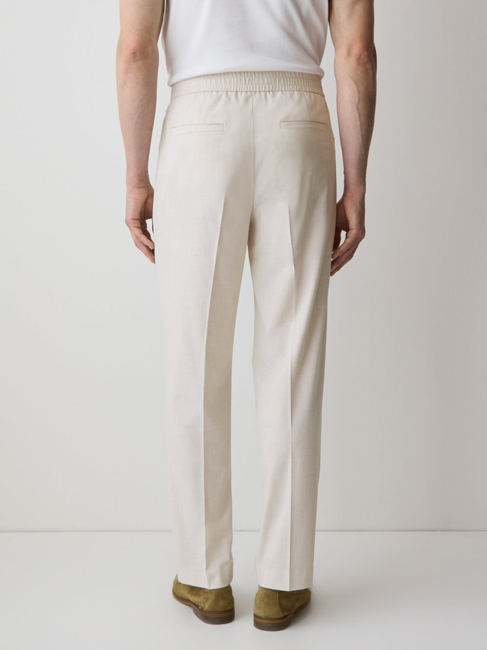 RW&CO Tapered-Leg City Pant with Elastic Waistband
