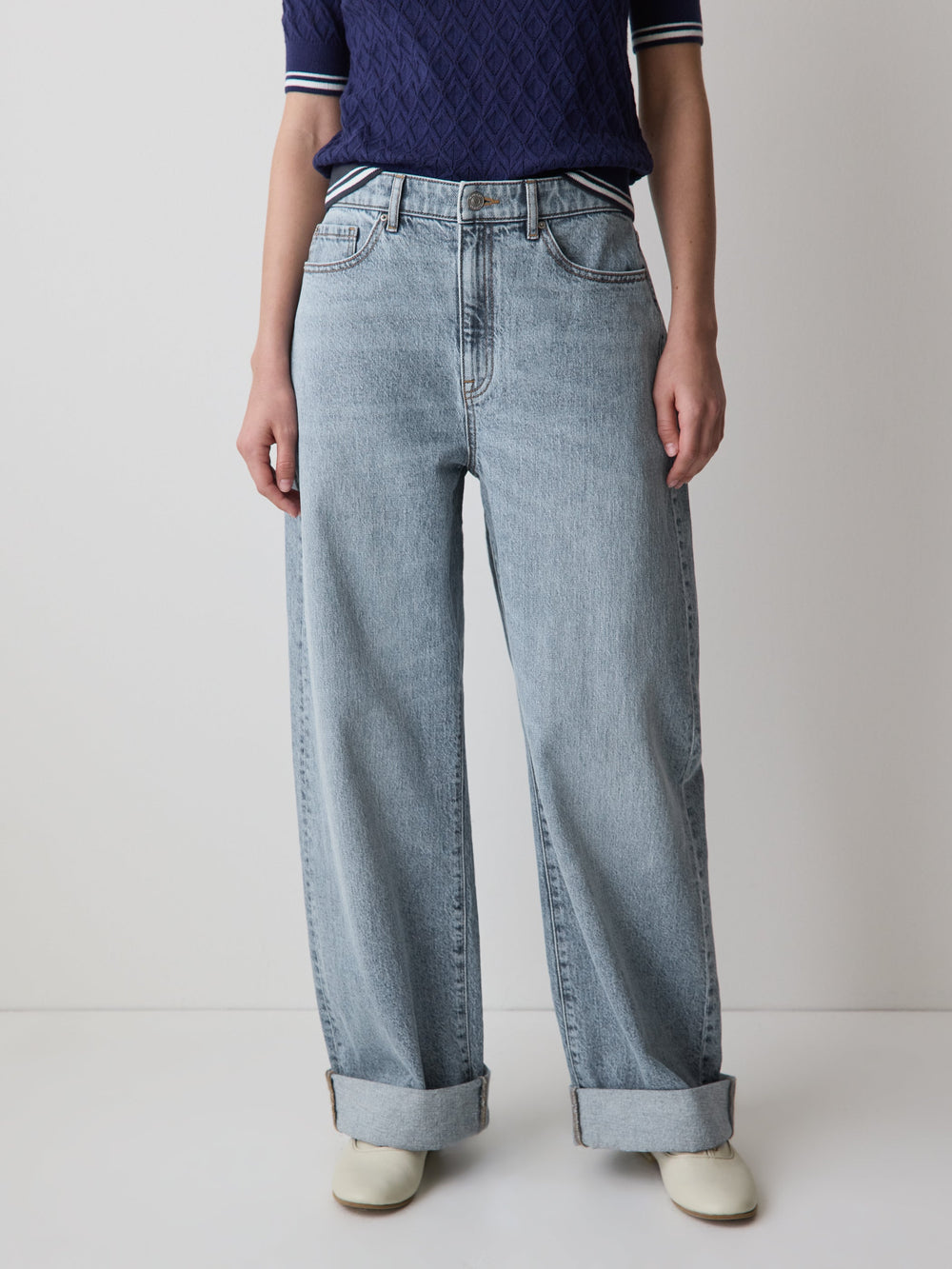 RW&CO Slouchy Mid-Rise Jeans