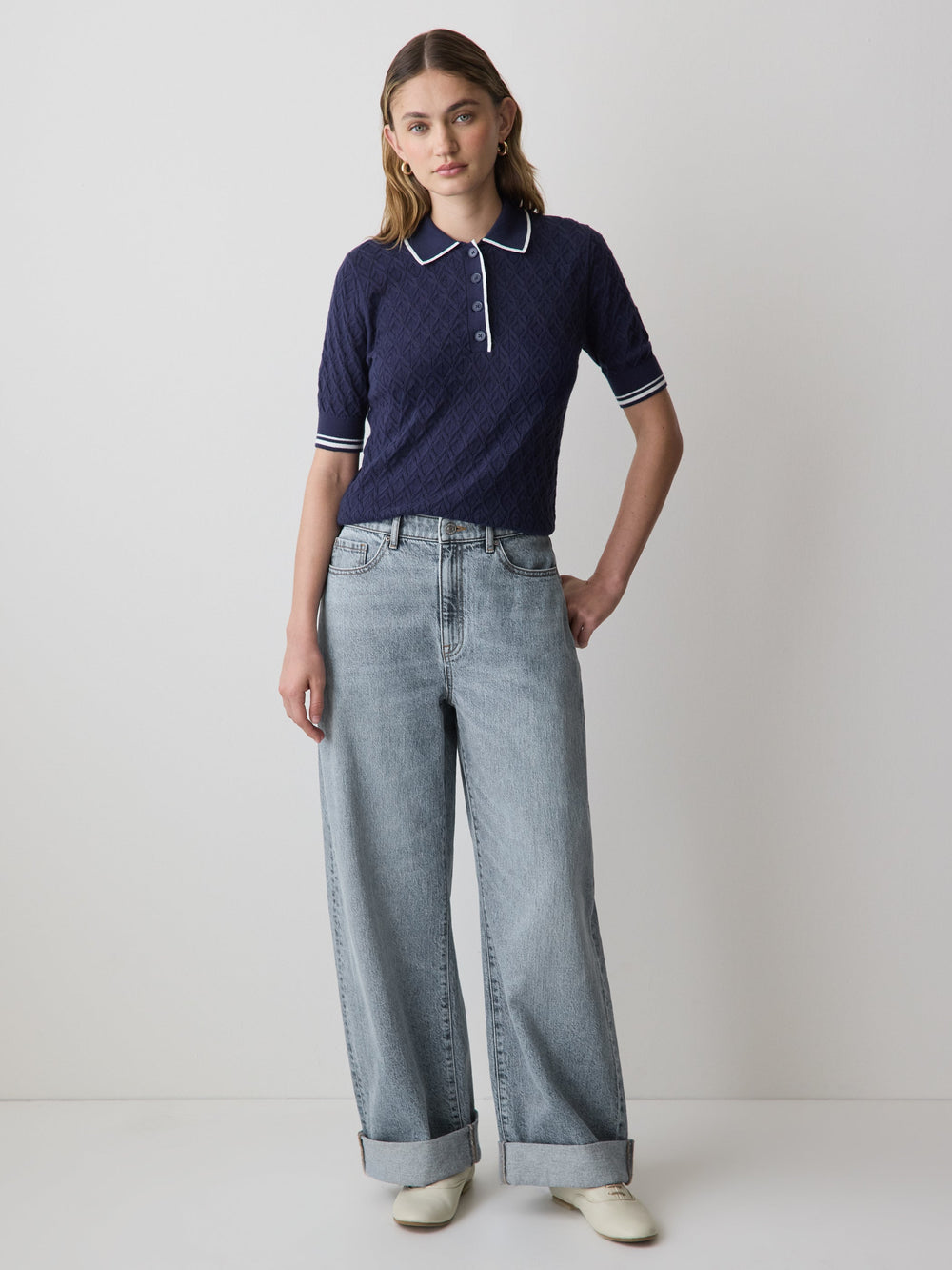 RW&CO Slouchy Mid-Rise Jeans
