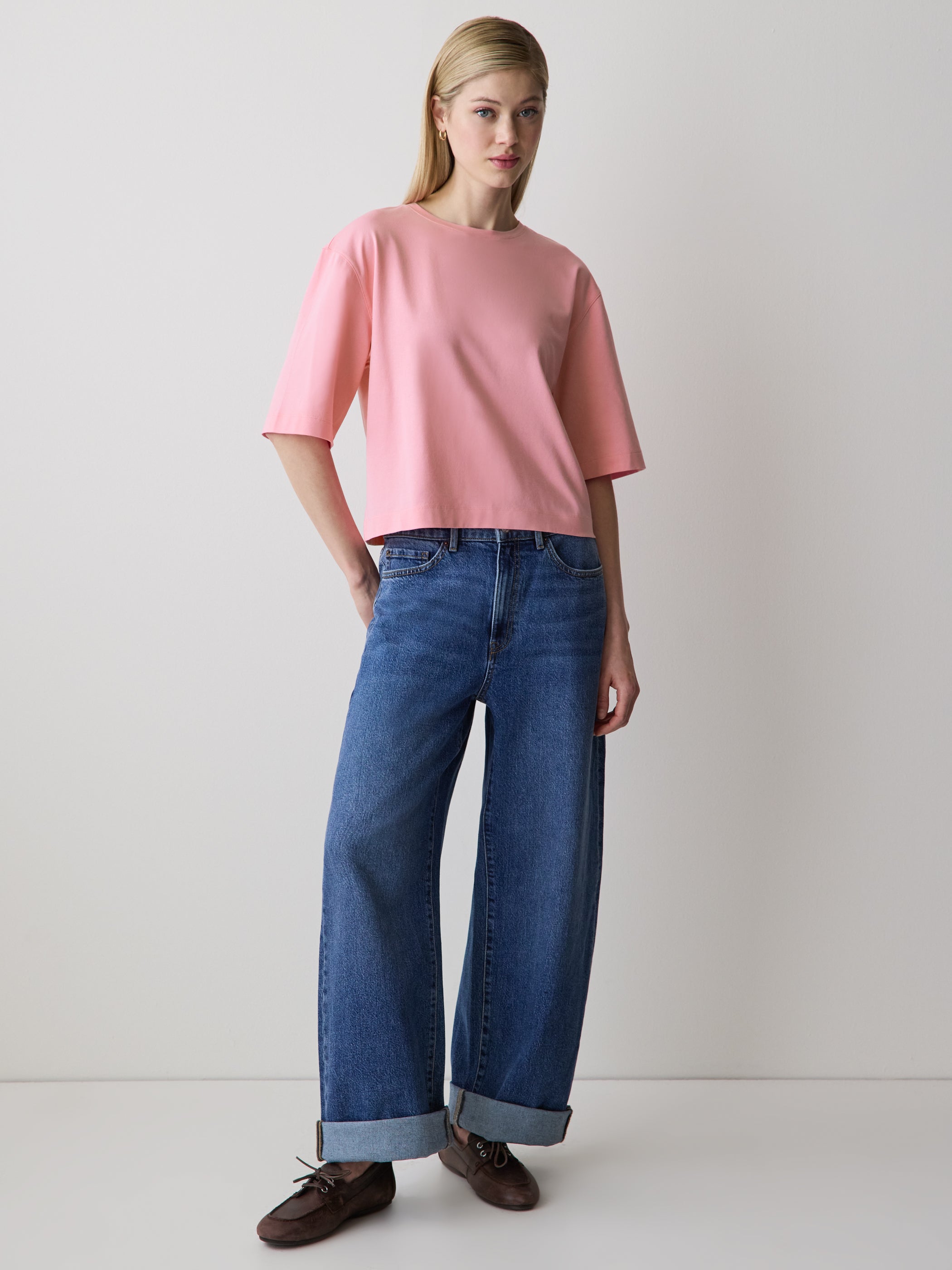 RW&CO Loose Supima Cotton Tee