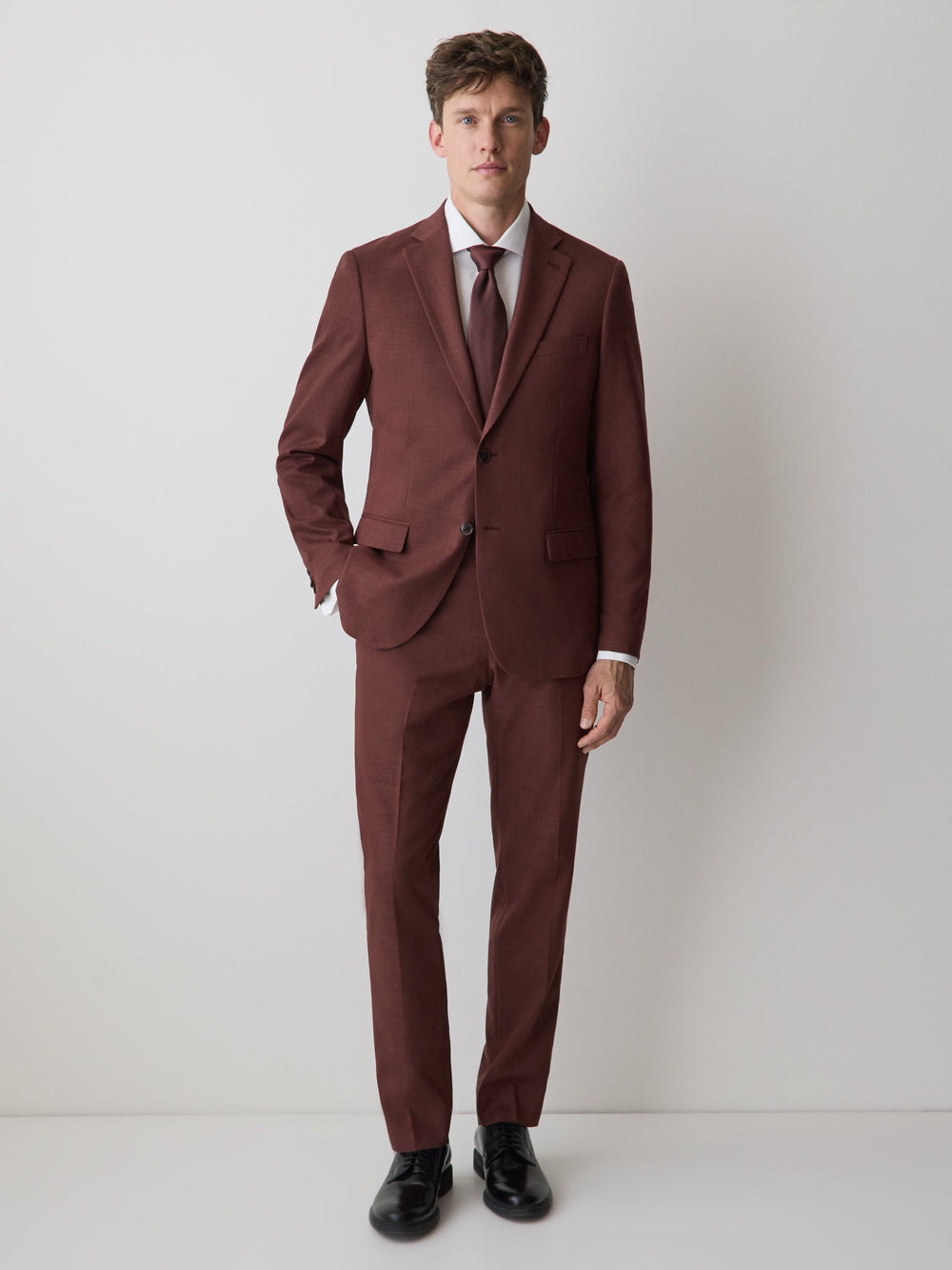 RW&CO Slim-Fit Berry Suit Blazer