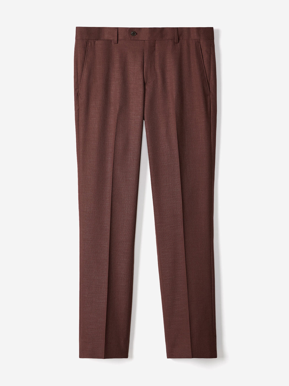 RW&CO Slim-Fit Deep Berry Suit Pant