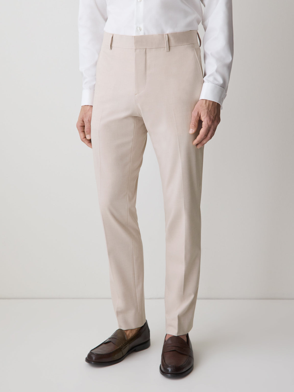 RW&CO Slim-Fit Light Pink Suit Pant