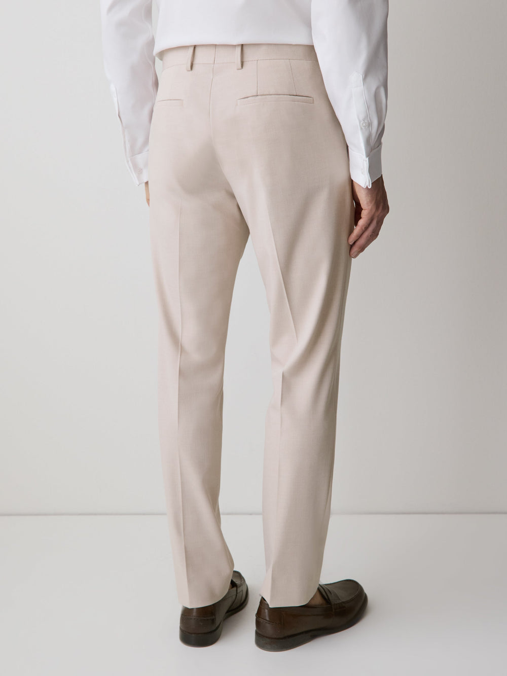 RW&CO Slim-Fit Light Pink Suit Pant