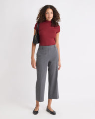 RW&CO Mid-Rise Straight-Leg Cropped Pant