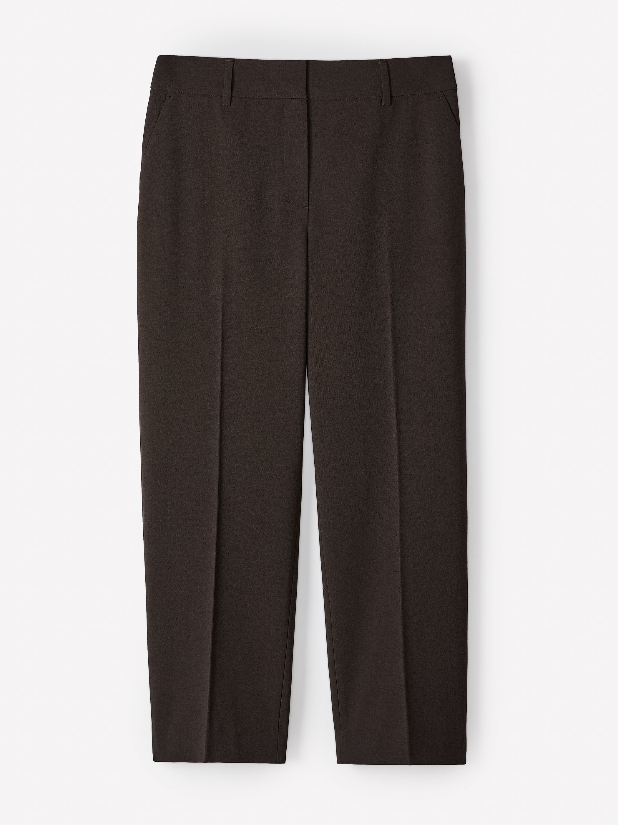 RW&CO Mid-Rise Straight-Leg Cropped Pant