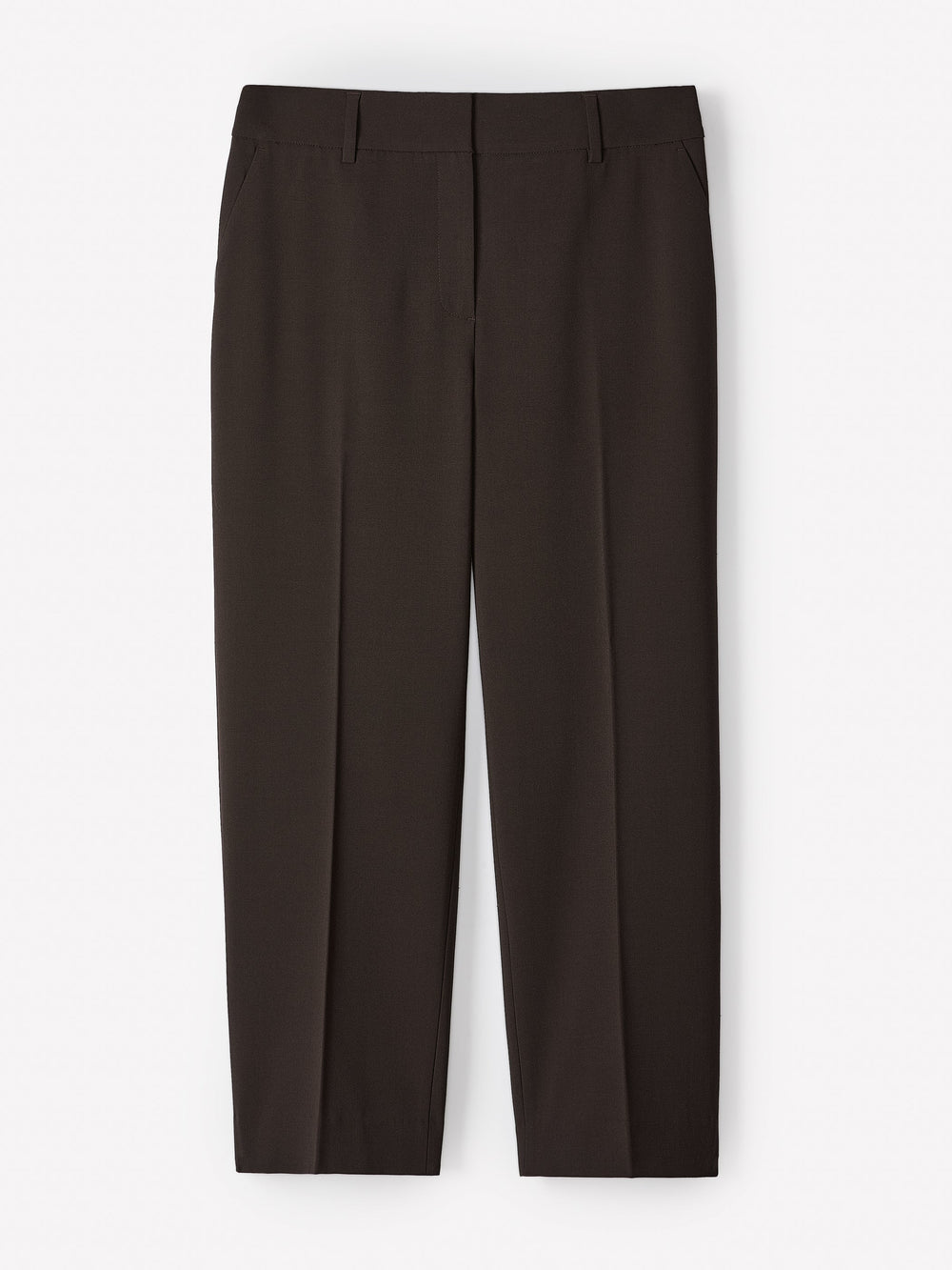 RW&CO Mid-Rise Straight-Leg Cropped Pant