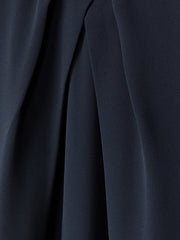 RW&CO Mix-Media Cap-Sleeve Crew-Neck Blouse