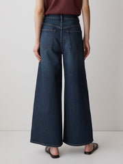 RW&CO High-Rise Wide-Leg Cropped Jeans