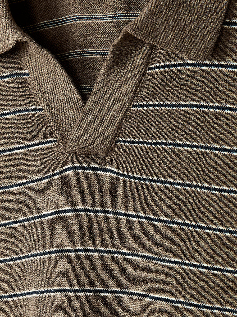 RW&CO Linen-Blend Short-Sleeve Polo