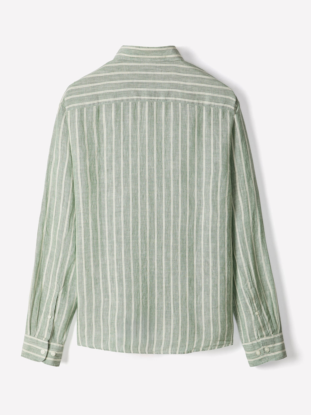 RW&CO Striped Long-Sleeve Linen Shirt