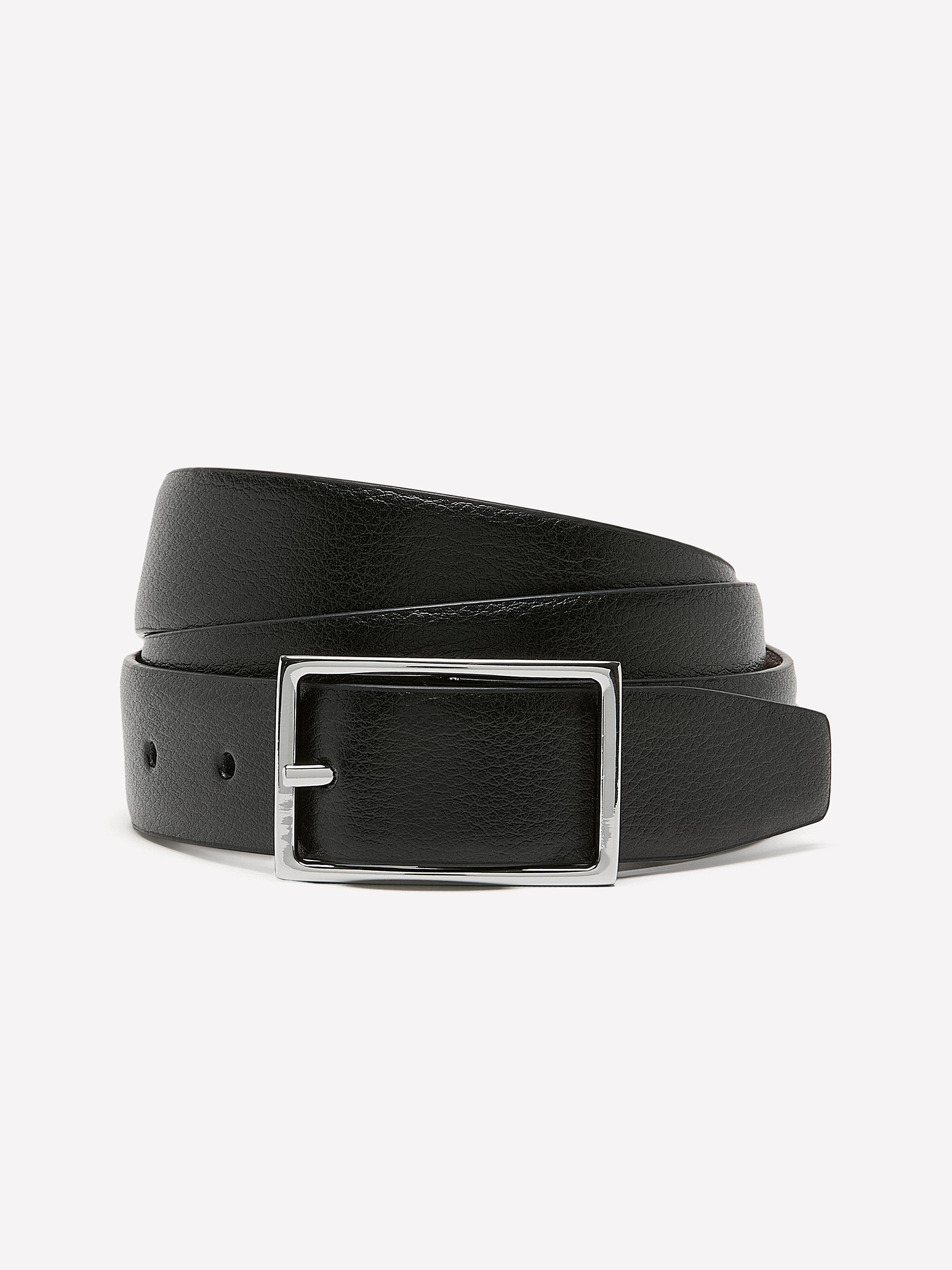 RW&CO Black and Brown Reversible Leather Belt