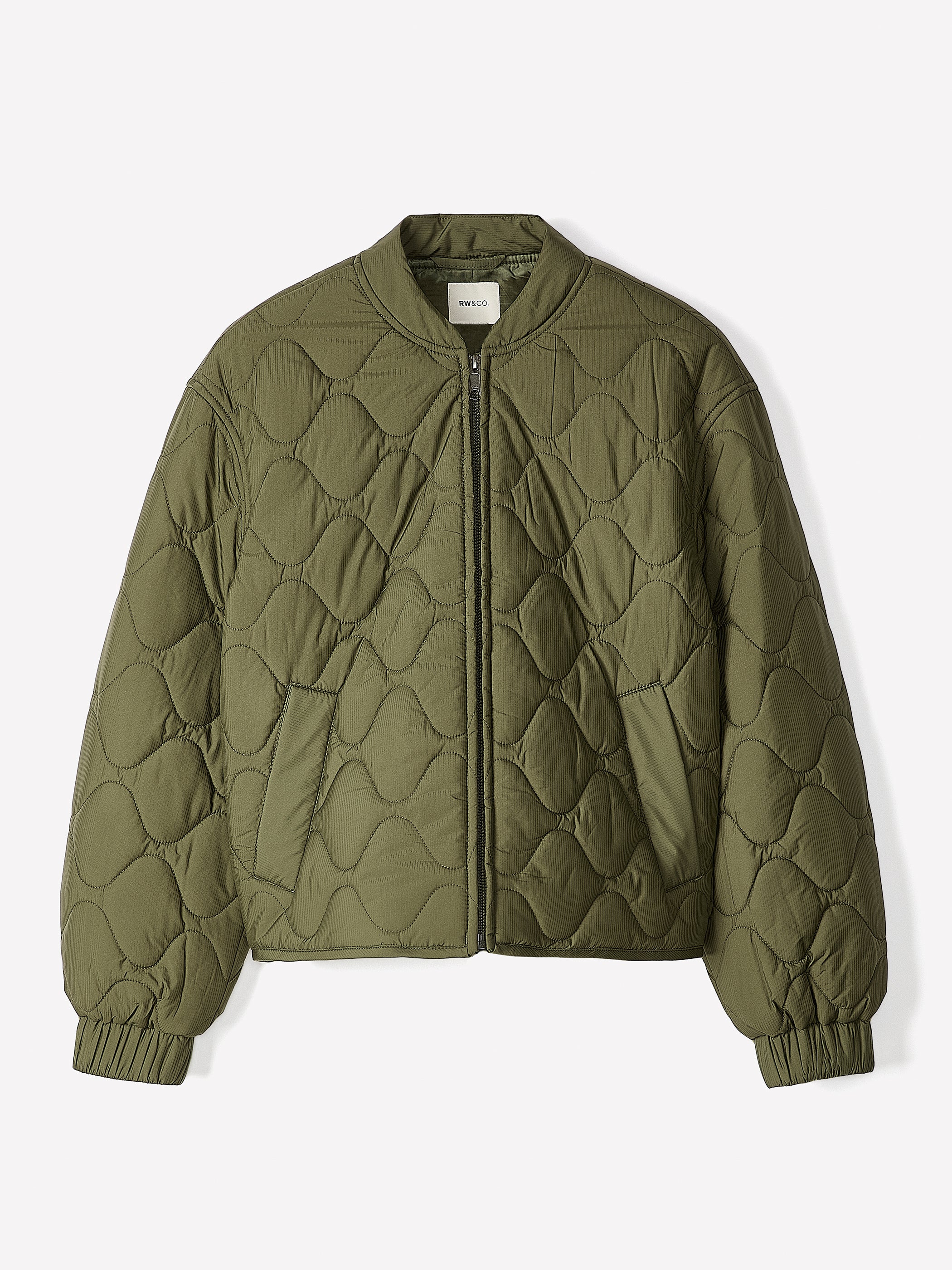 RW&CO Quilted Bomber Jacket