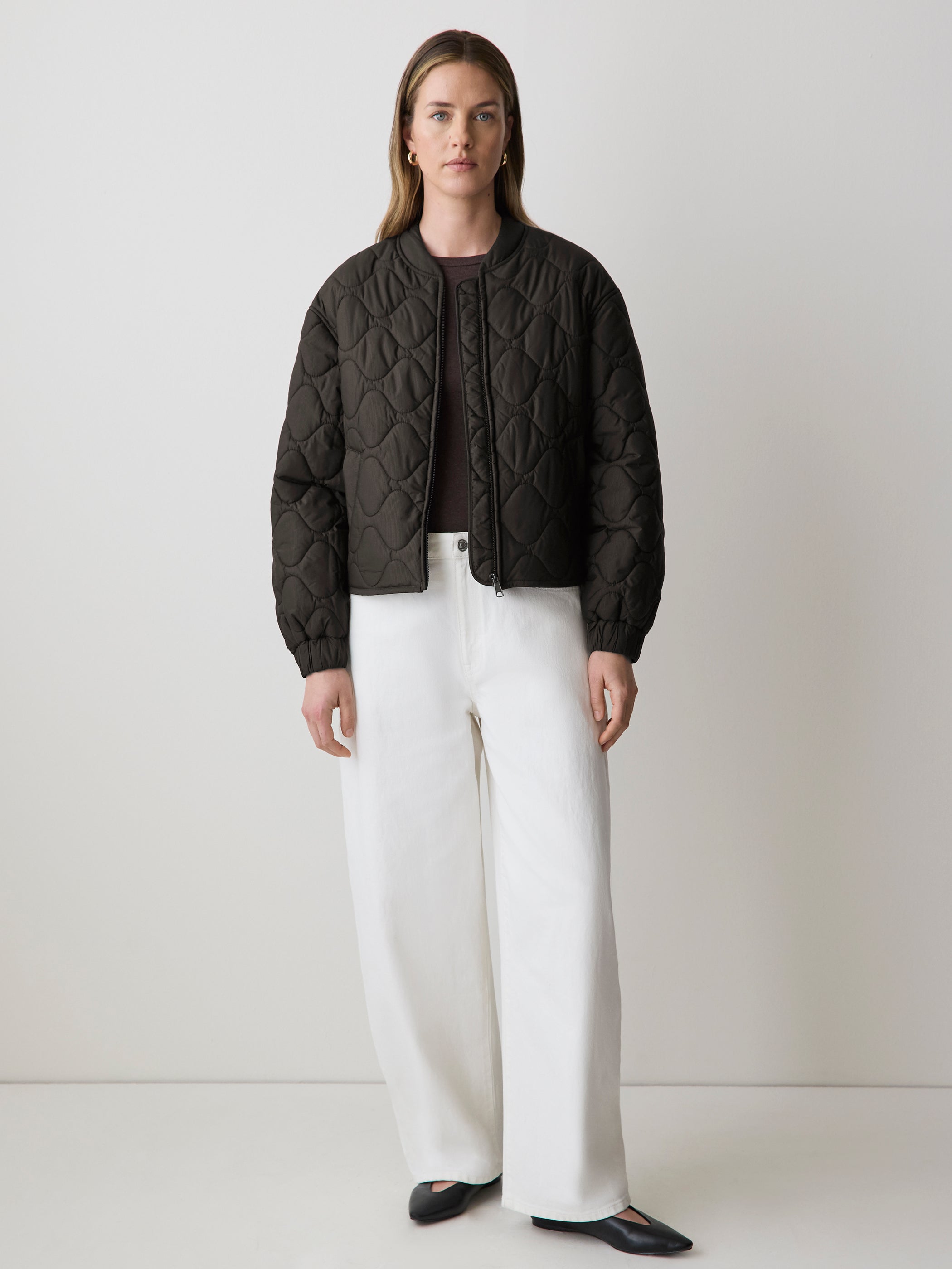RW&CO Quilted Bomber Jacket