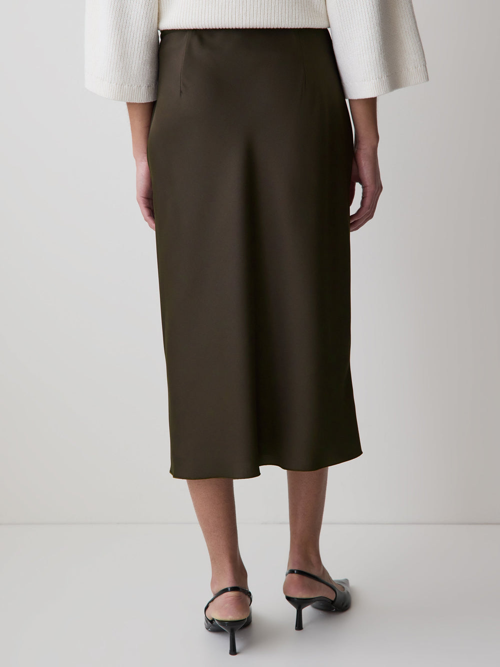 RW&CO High-Rise Straight Midi Skirt