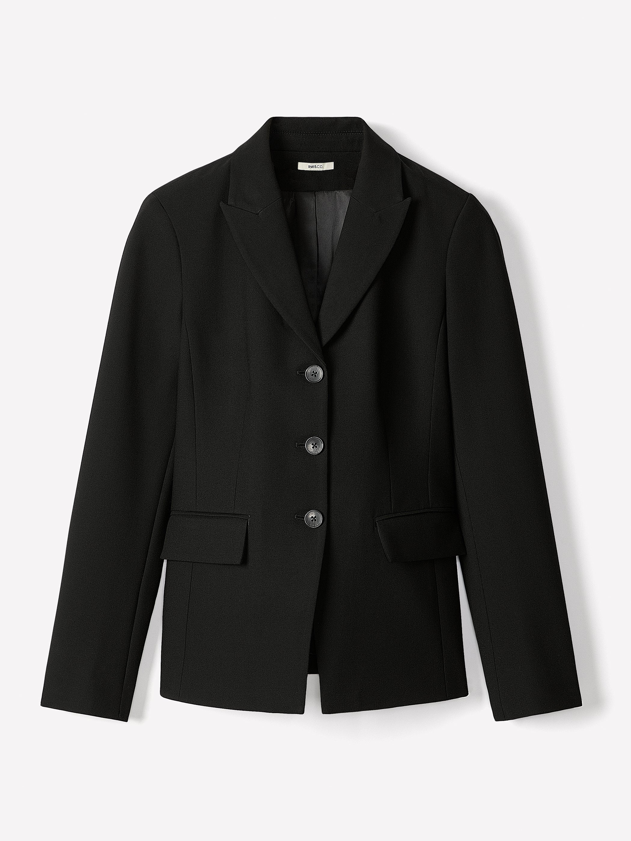 RW&CO Three-Button Fitted Blazer