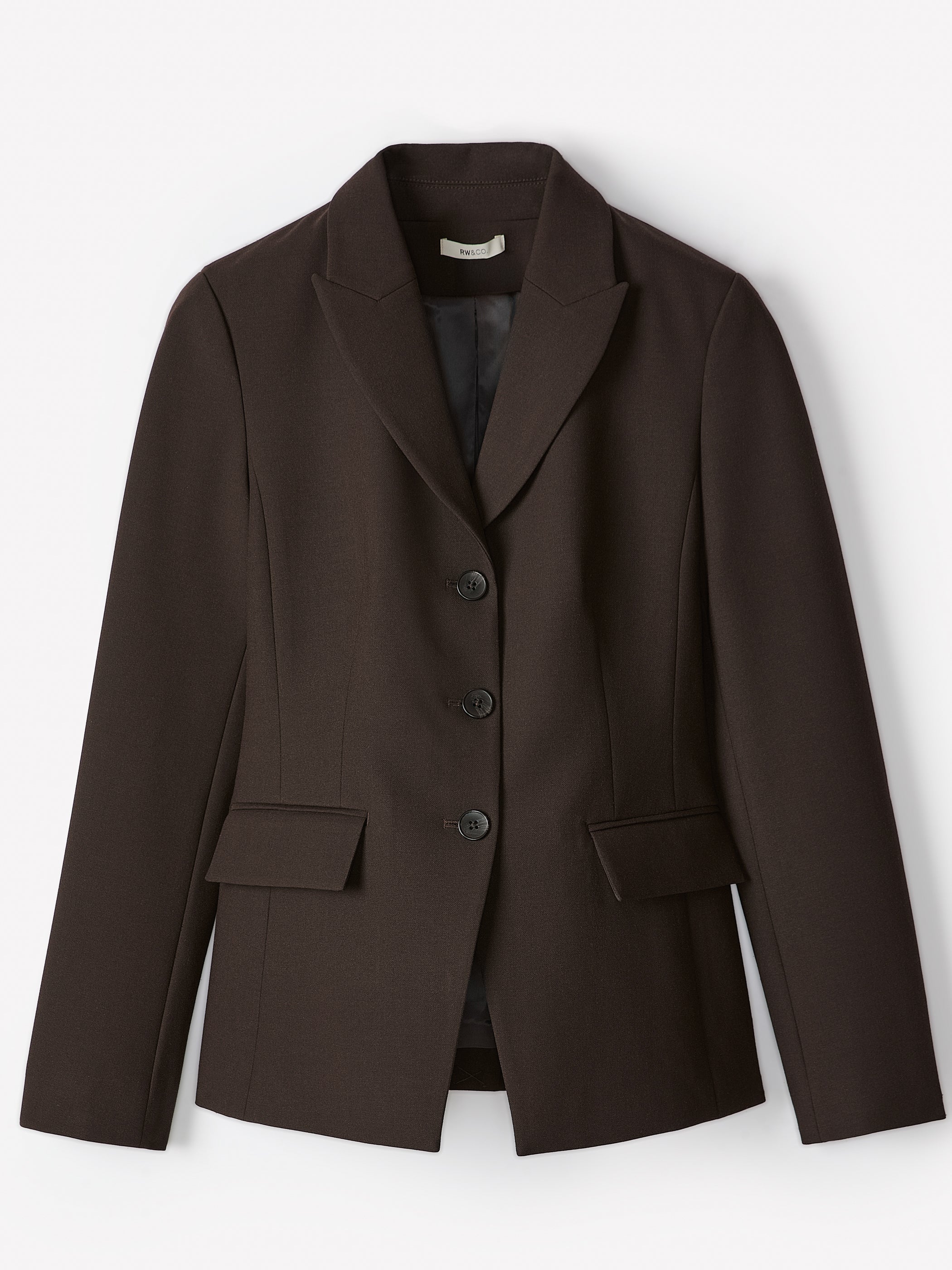 RW&CO Three-Button Fitted Blazer