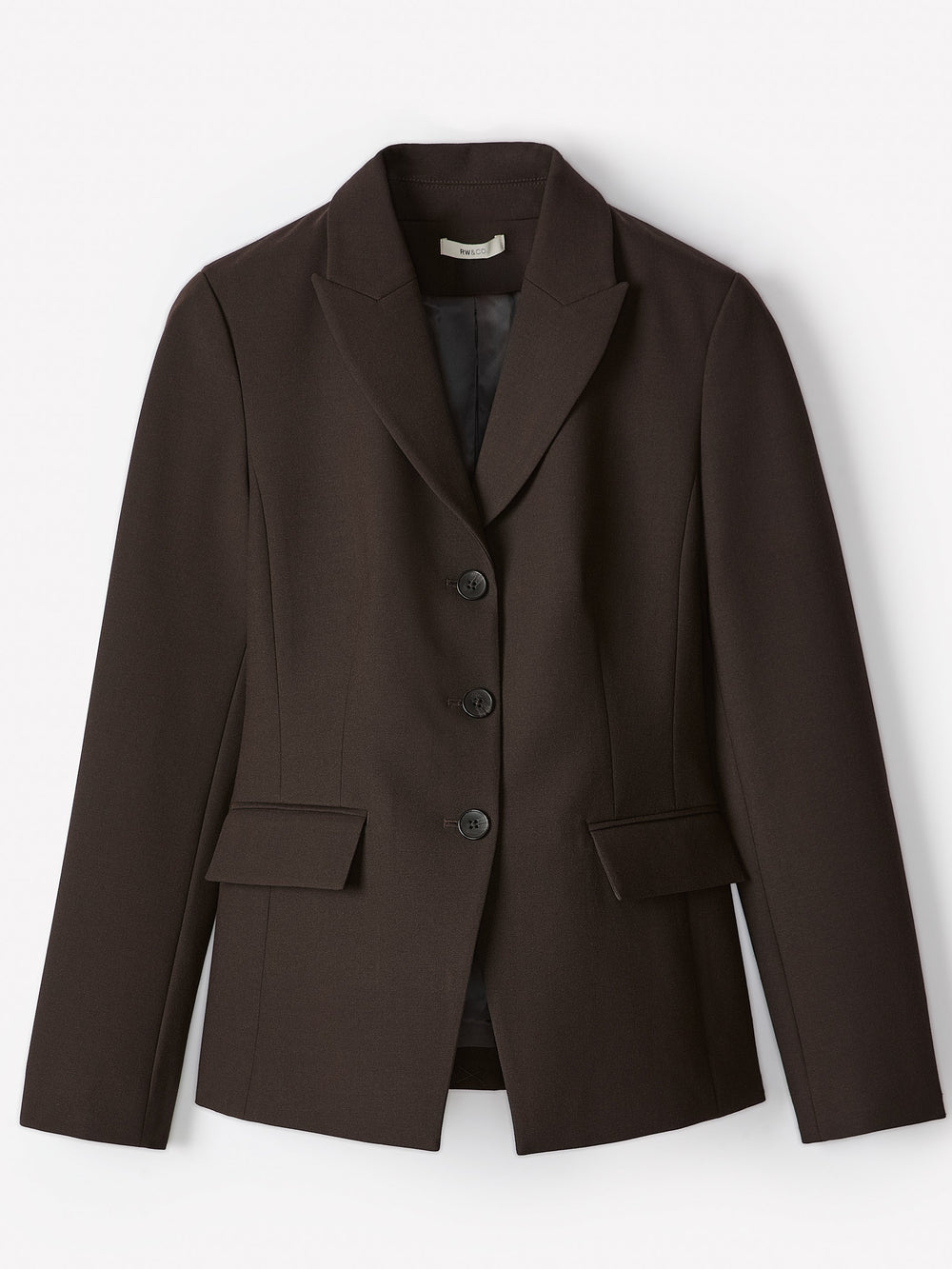 RW&CO Three-Button Fitted Blazer