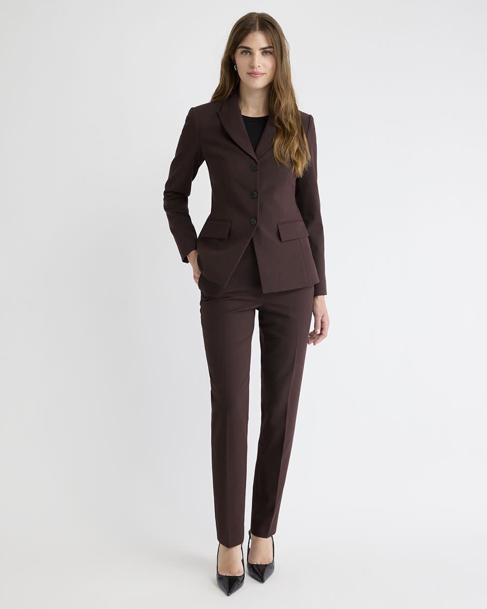 RW&CO Three-Button Fitted Blazer