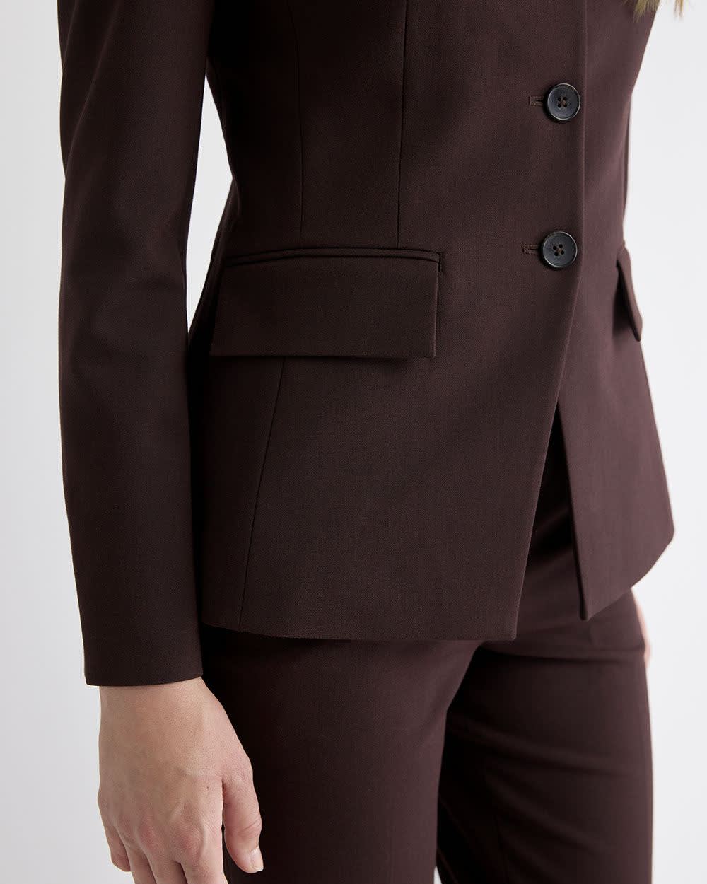 RW&CO Three-Button Fitted Blazer