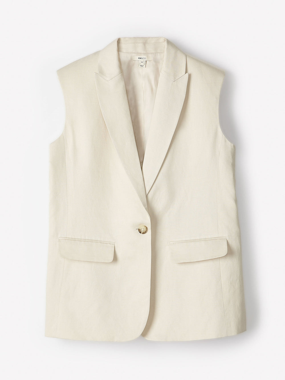 RW&CO Long Sleeveless Twill Vest