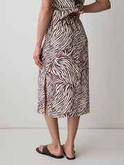 RW&CO High-Rise Straight Midi Skirt
