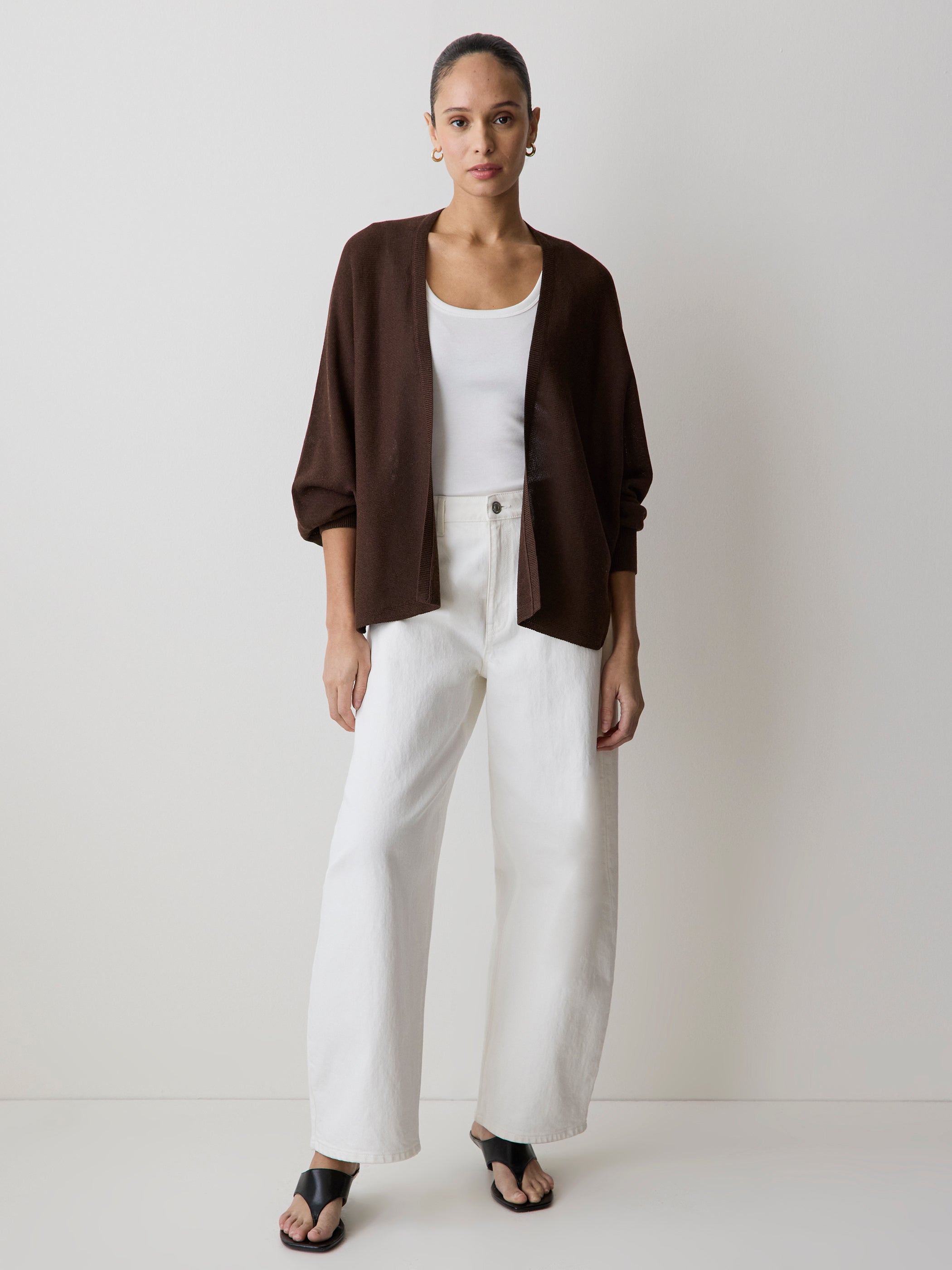 RW&CO Long-Sleeve Cape Cardigan