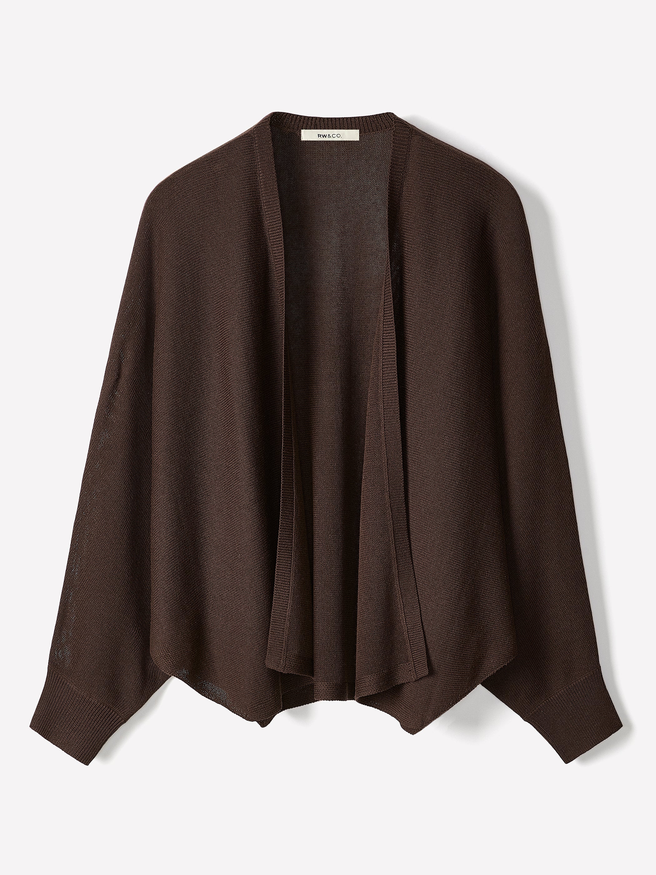 RW&CO Long-Sleeve Cape Cardigan