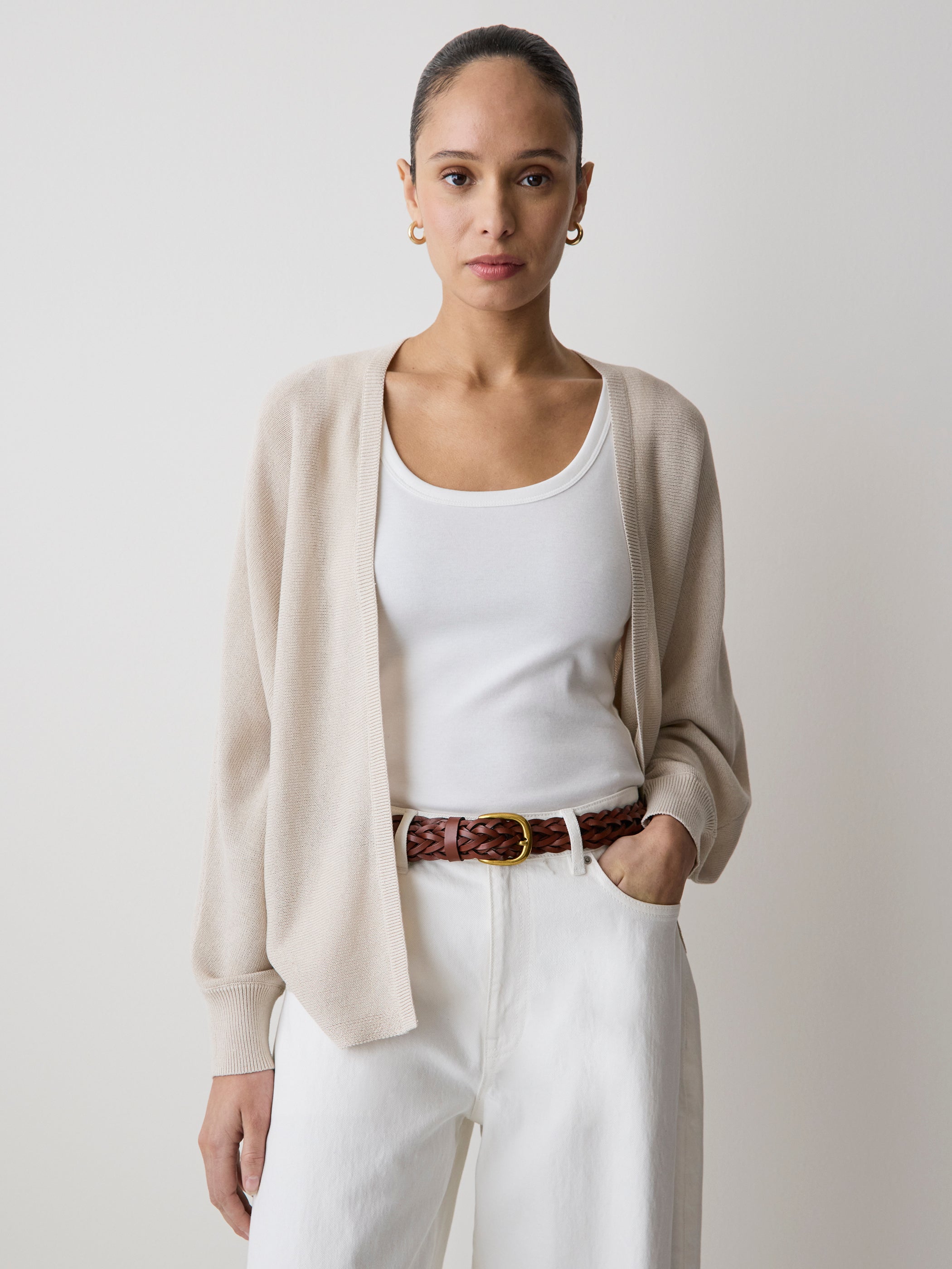 RW&CO Long-Sleeve Cape Cardigan