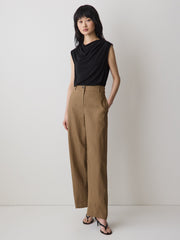 RW&CO Sleeveless Top with Cowl Neckline