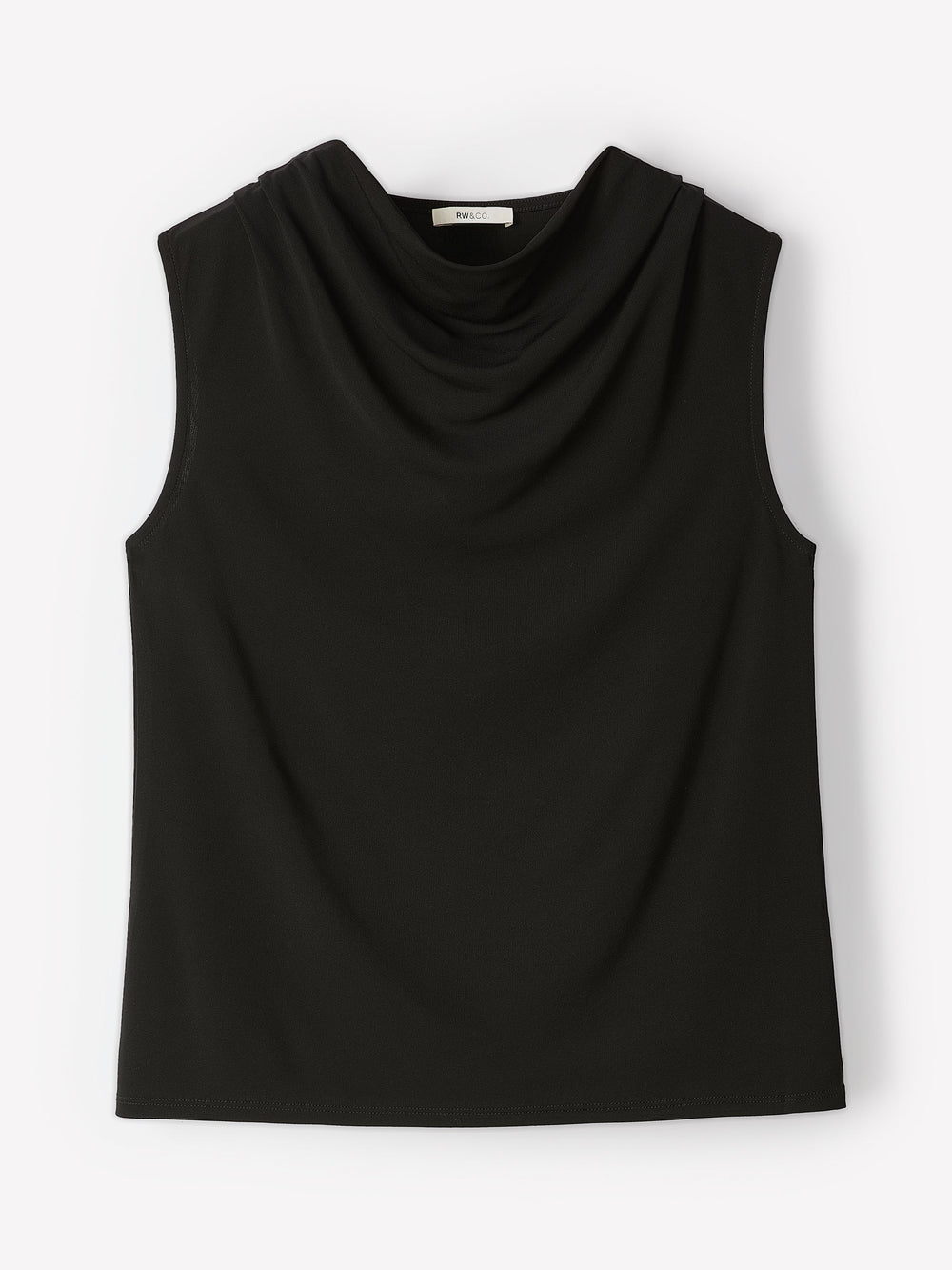 RW&CO Sleeveless Top with Cowl Neckline