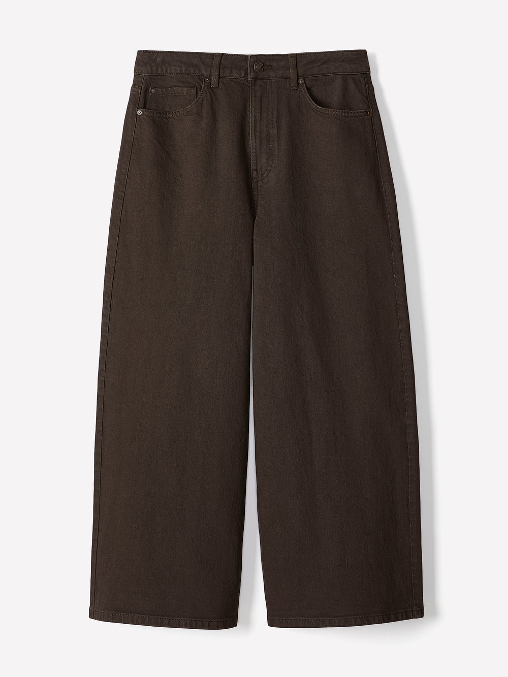 RW&CO High-Rise Wide-Leg Cropped Jeans