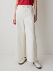 RW&CO High-Rise Wide-Leg Cropped Jeans