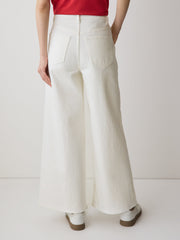 RW&CO High-Rise Wide-Leg Cropped Jeans