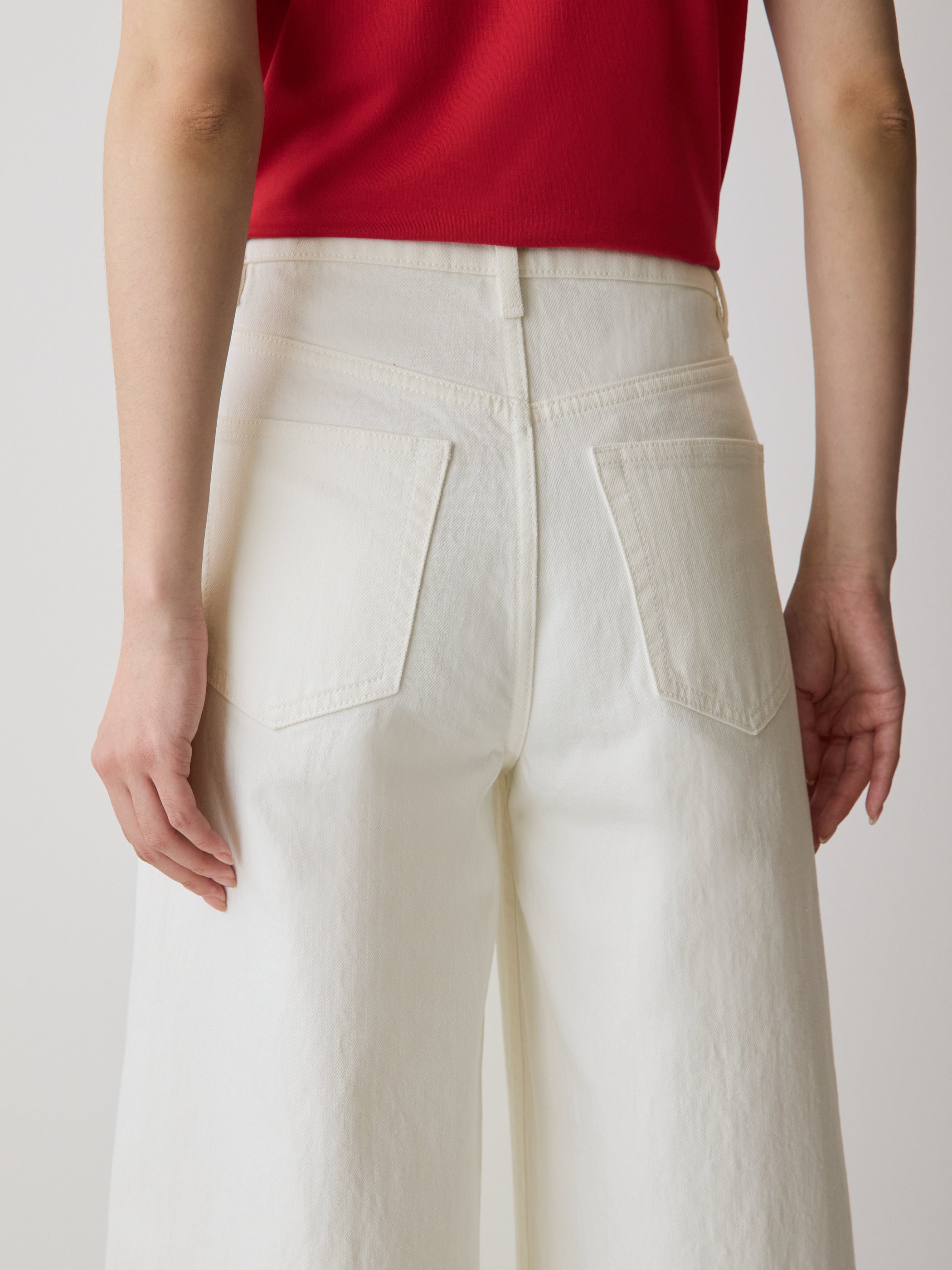 RW&CO High-Rise Wide-Leg Cropped Jeans