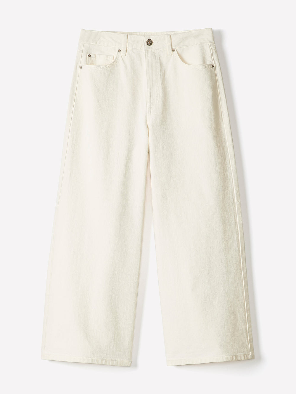 RW&CO High-Rise Wide-Leg Cropped Jeans