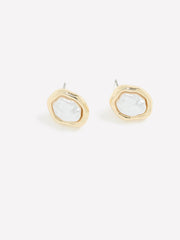 RW&CO Baroque Pearl Earrings