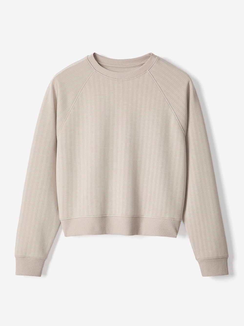 RW&CO Long-Raglan-Sleeve Crew-Neck Top