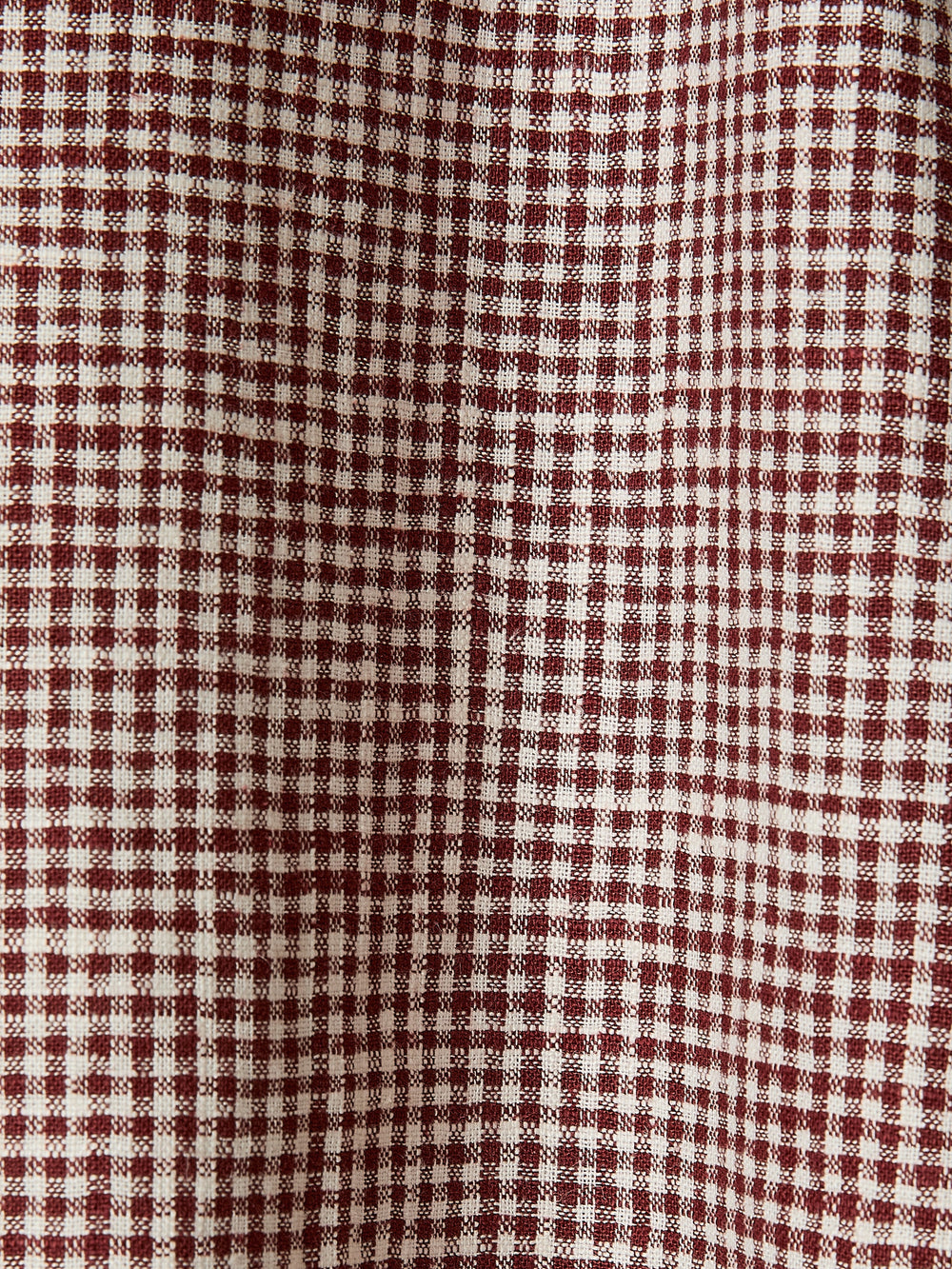 RW&CO Sleeveless Crew-Neck Linen-Blend Blouse