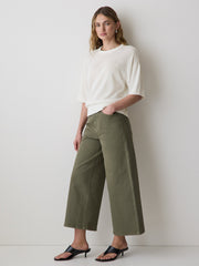 RW&CO Short-Sleeve Crew-Neck Boxy Sweater