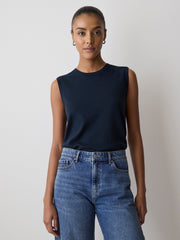 RW&CO Sleeveless Scoop-Neck Sweater